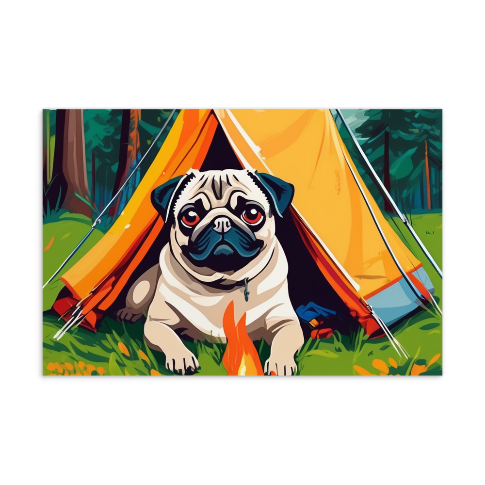 PugMug Custom Pug Postcard