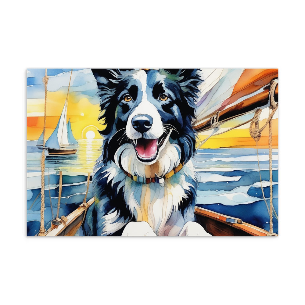 PugMug Custom Border Collie Postcard