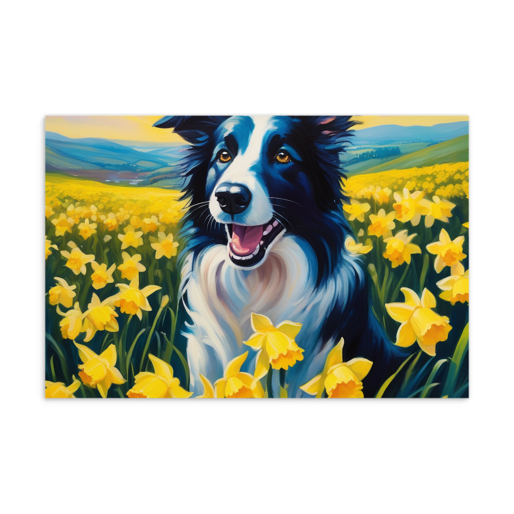 PugMug Custom Border Collie Postcard
