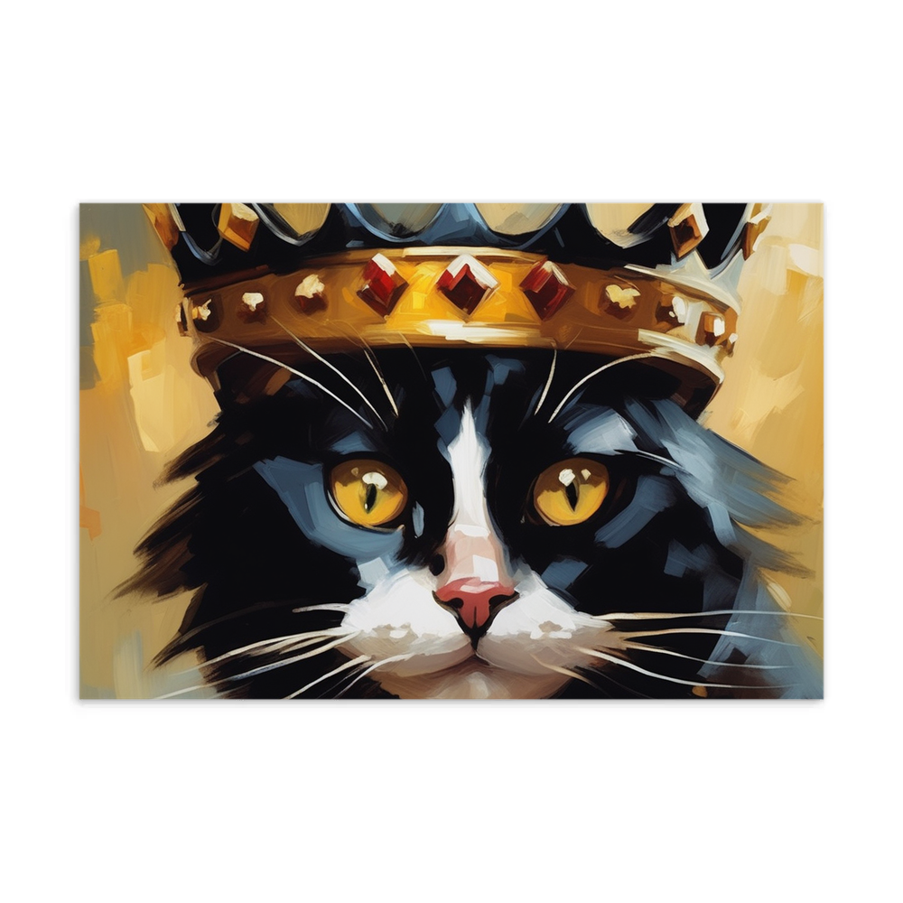 PugMug Custom Black Companion Cat Postcard