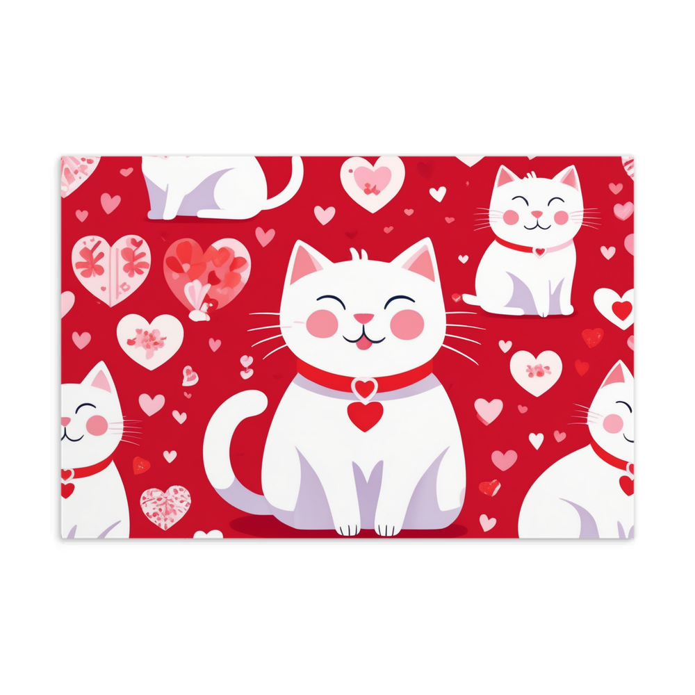 PugMug Custom White Companion Cat Postcard