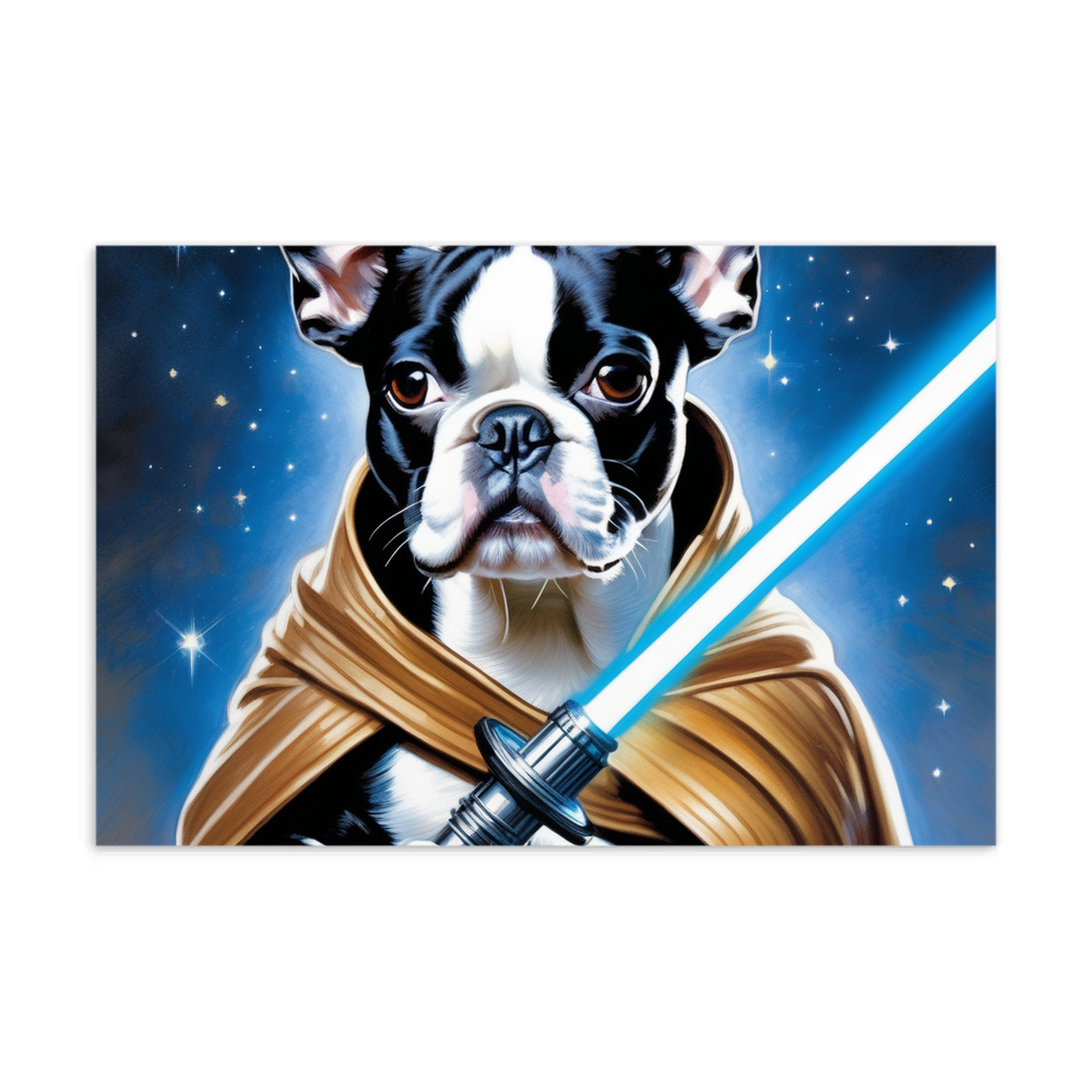 PugMug Custom Boston Terrier Postcard