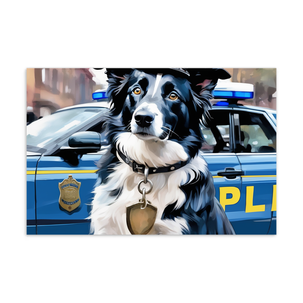 PugMug Custom Border Collie Postcard