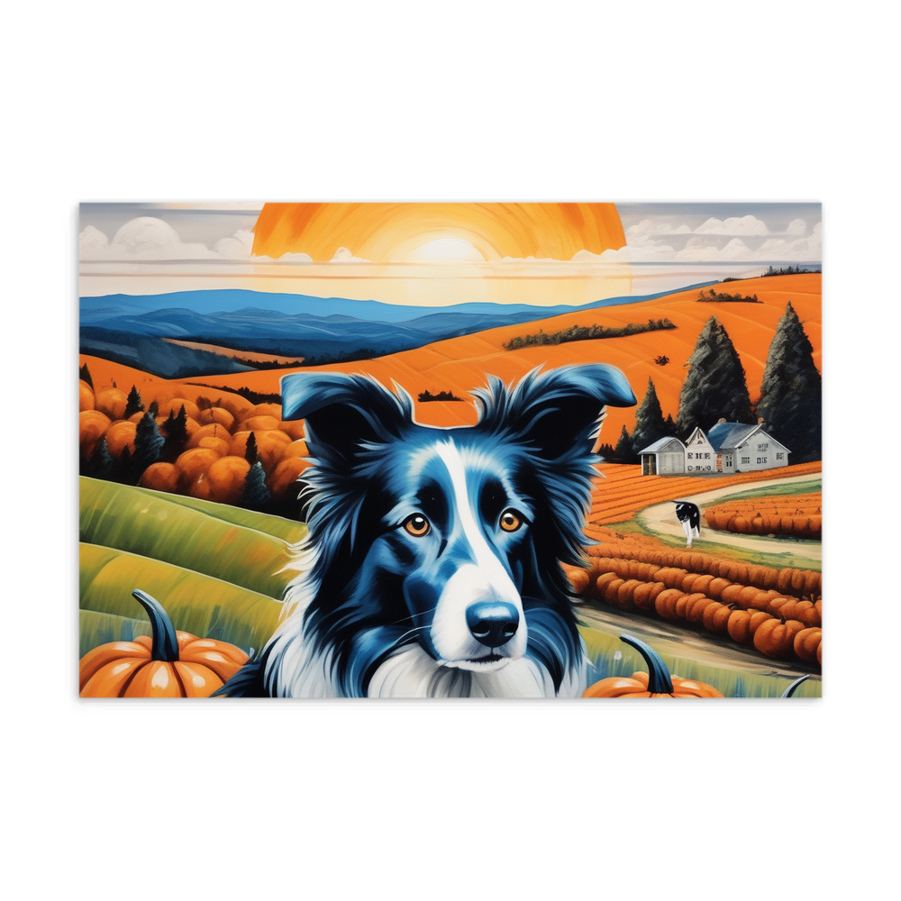 PugMug Custom Border Collie Postcard