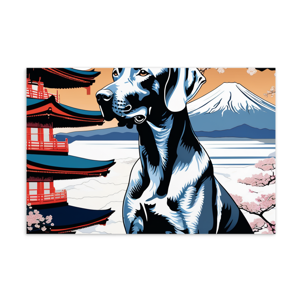 PugMug Custom Weimaraner Postcard