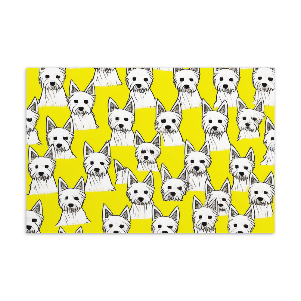 PugMug Custom West Highland White Terrier Postcard