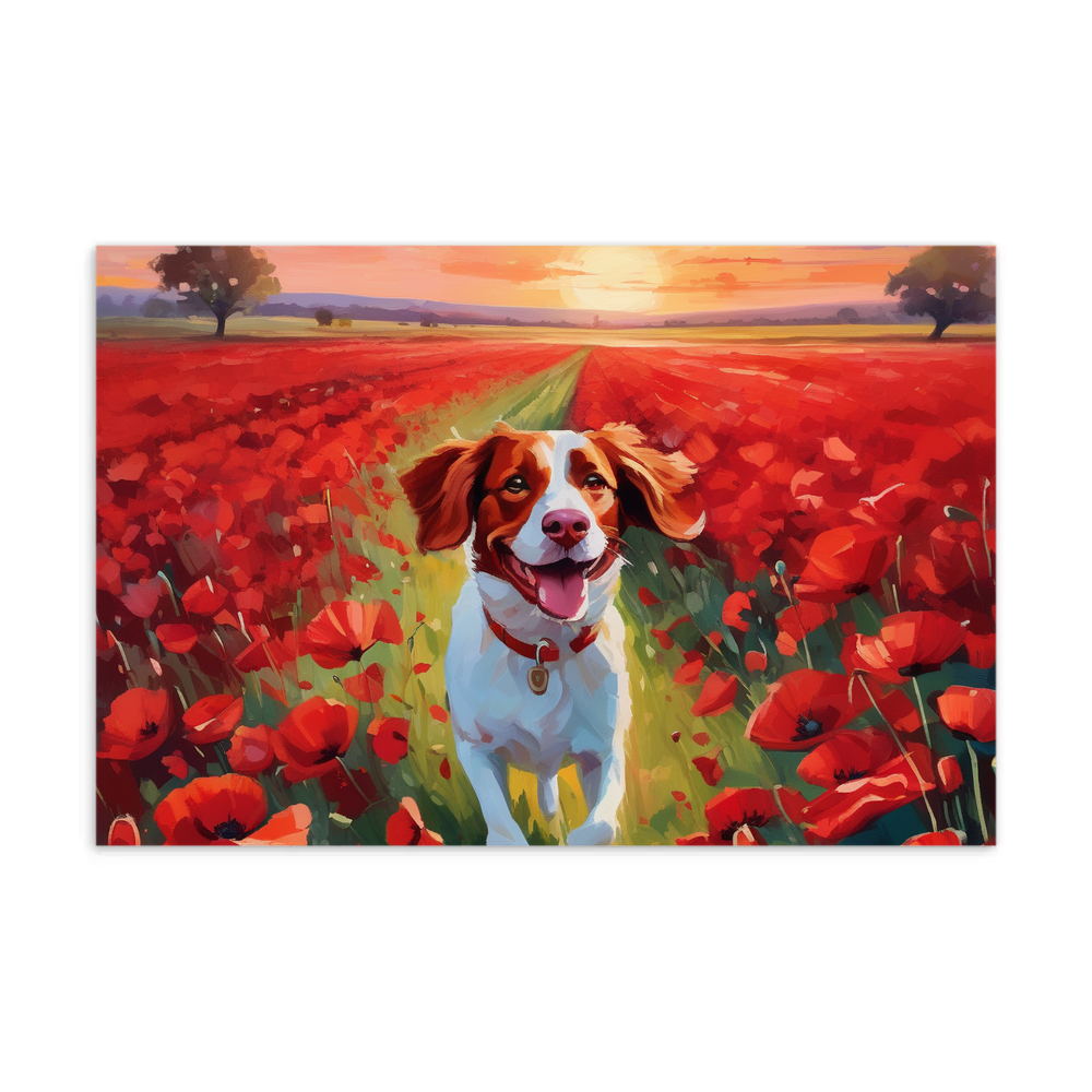 PugMug Custom Brittany Dog Postcard