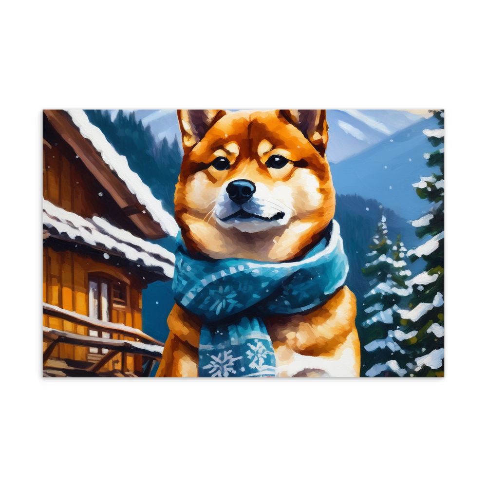 PugMug Custom Shiba Inu Postcard