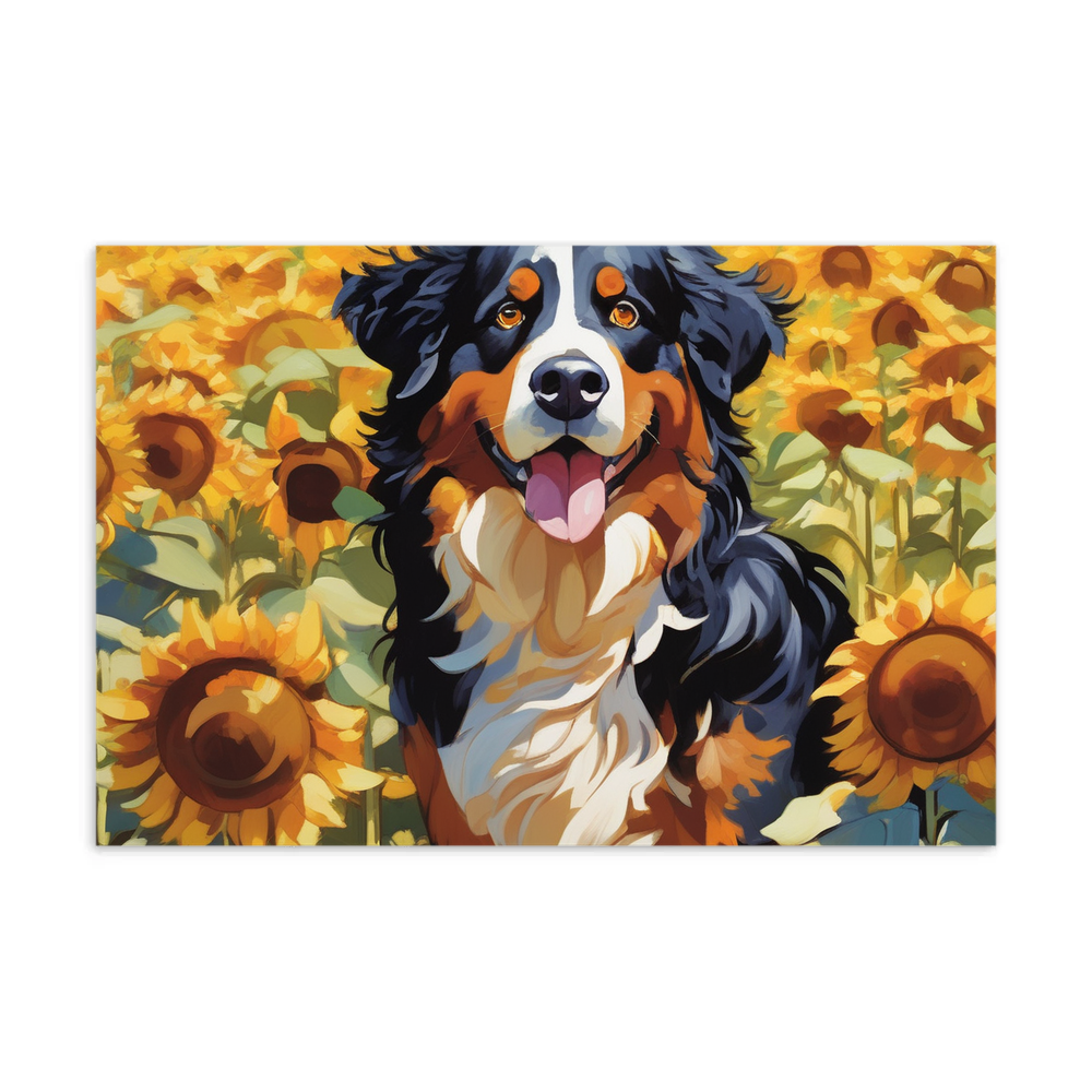 PugMug Custom Bernese Mountain Dog Postcard