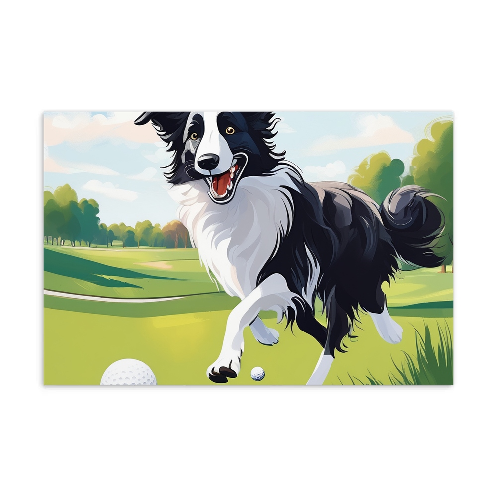 PugMug Custom Border Collie Postcard