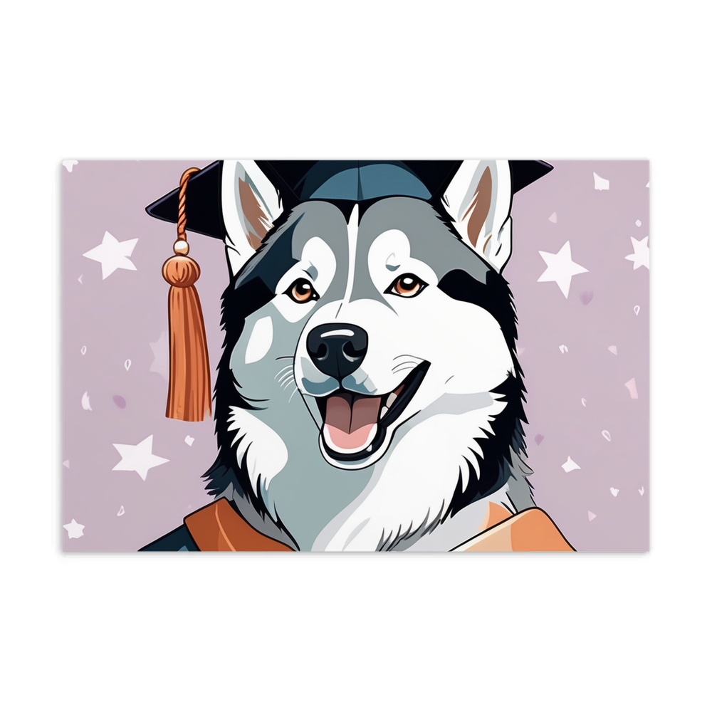 PugMug Custom Siberian Husky Postcard