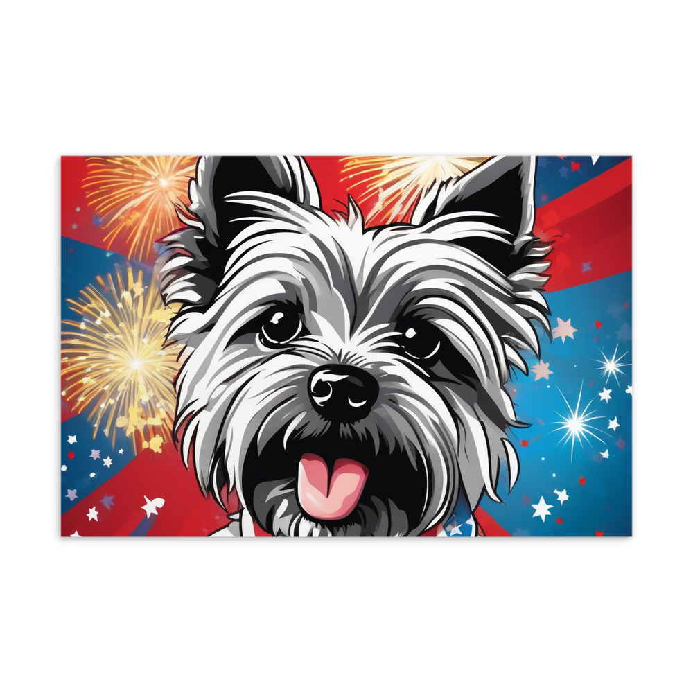 PugMug Custom Cairn Terrier Postcard