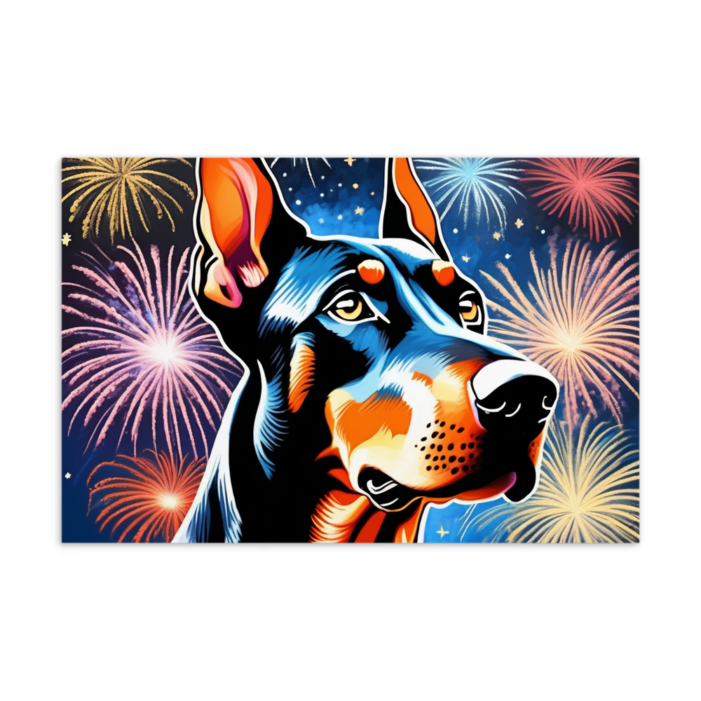 PugMug Custom Doberman Pinscher Postcard