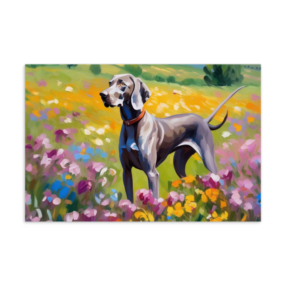 PugMug Custom Weimaraner Postcard