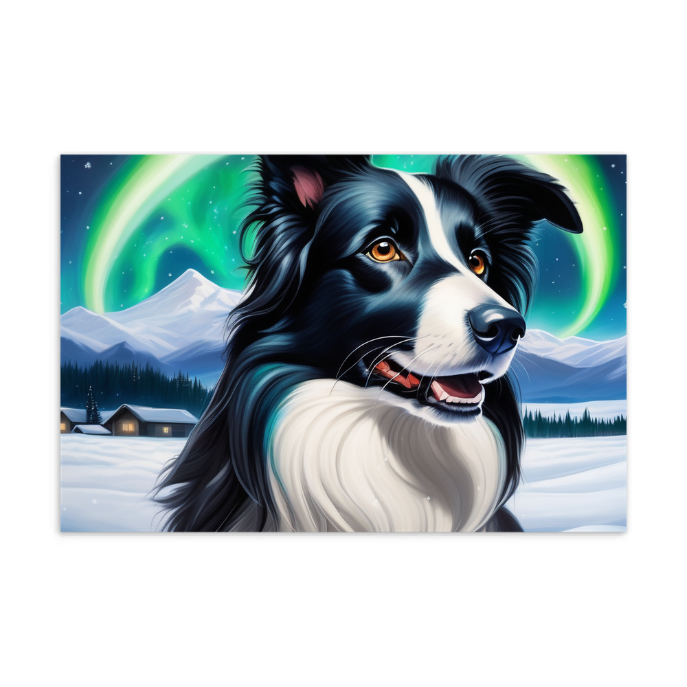PugMug Custom Border Collie Postcard