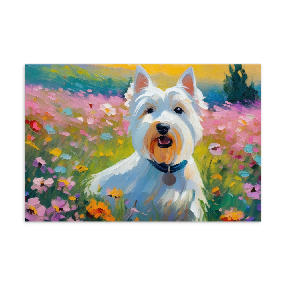 PugMug Custom West Highland White Terrier Postcard
