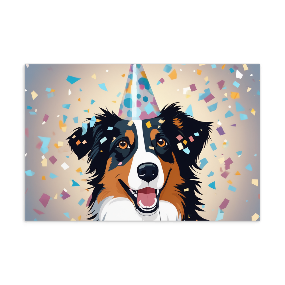 PugMug Custom Australian Shepherd Dog Postcard