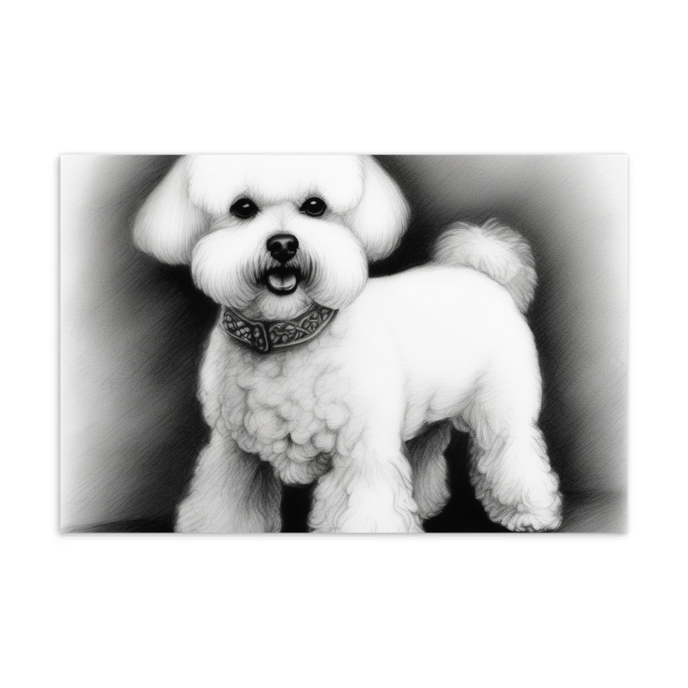 PugMug Custom Bichons Frise Postcard