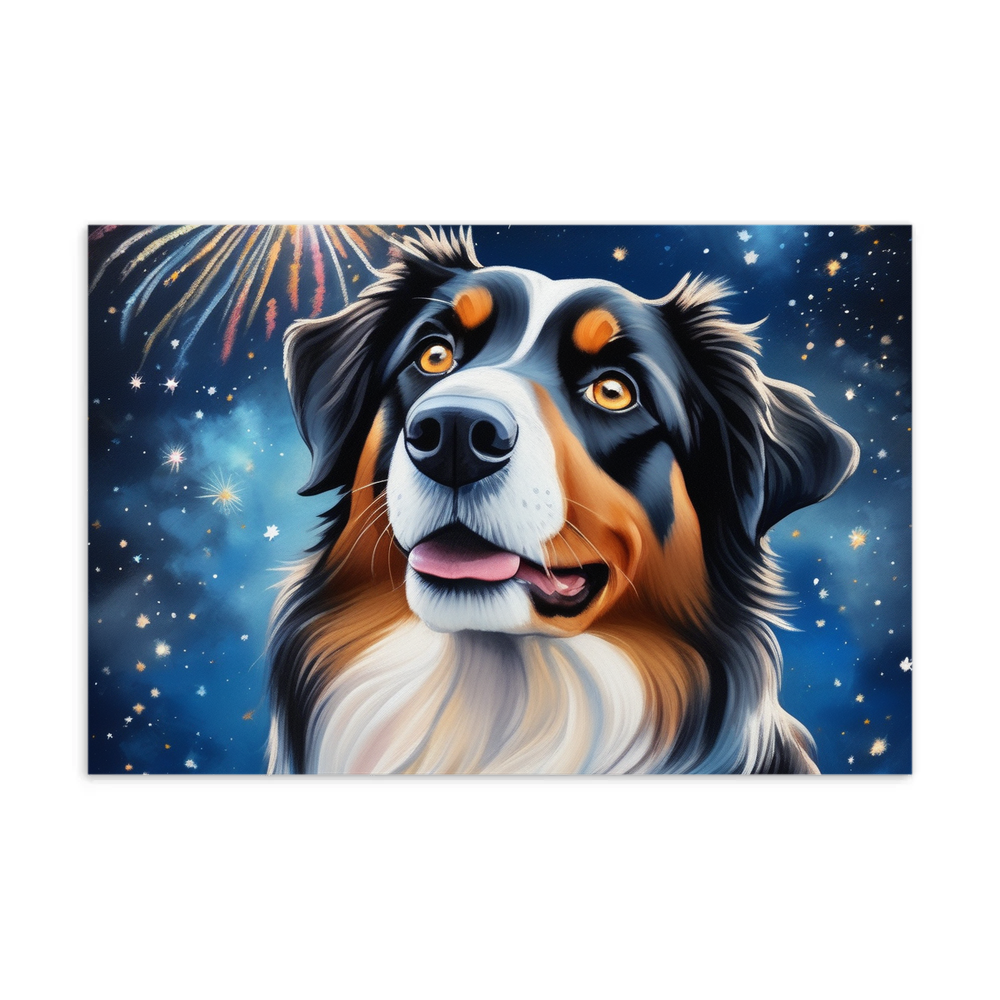 PugMug Custom Miniature American Shepherd Postcard