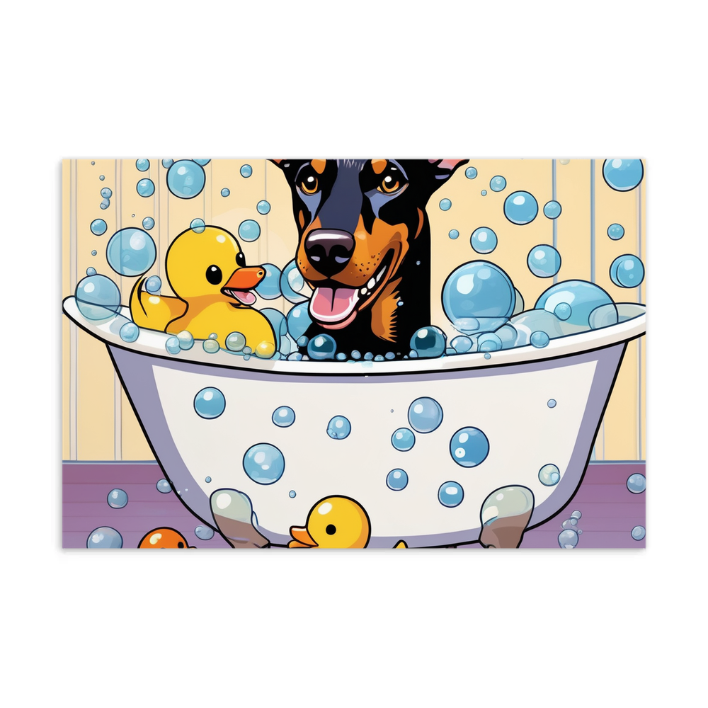 PugMug Custom Doberman Pinscher Postcard