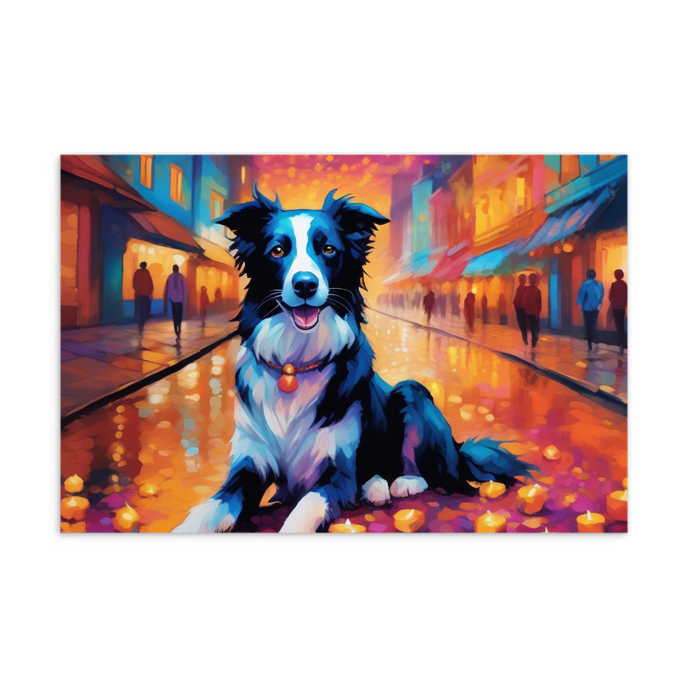 PugMug Custom Border Collie Postcard