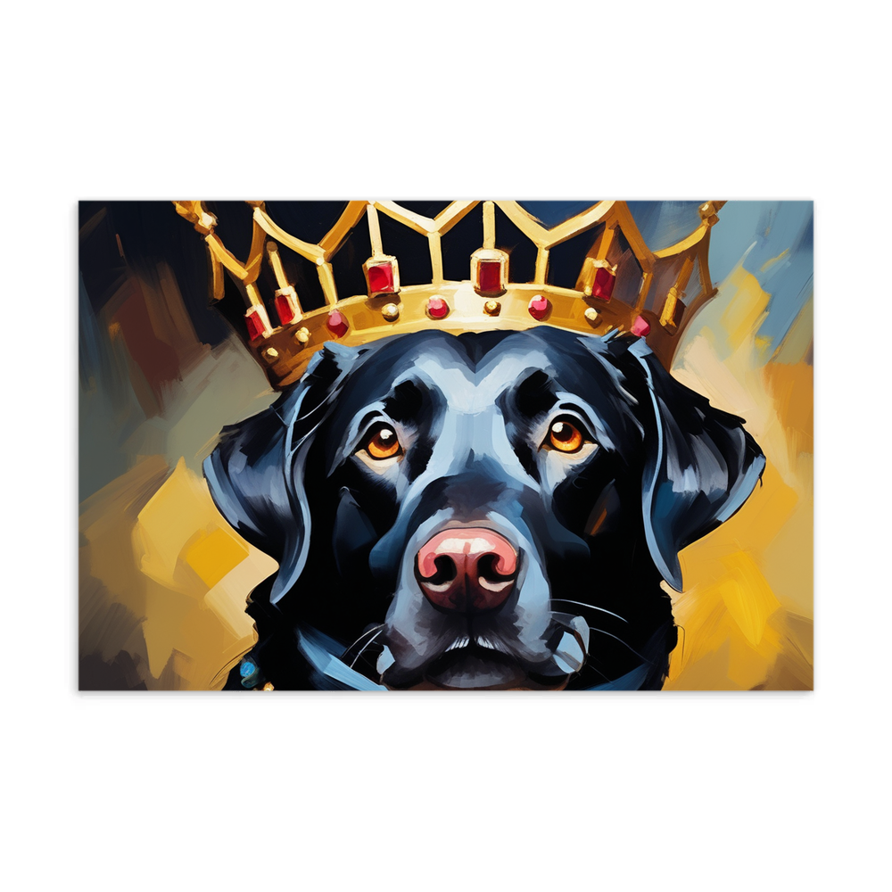 PugMug Custom Black Labrador Retriever Postcard