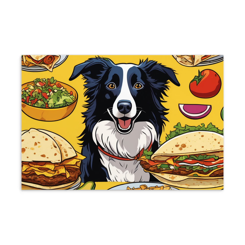PugMug Custom Border Collie Postcard