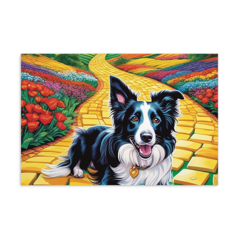 PugMug Custom Border Collie Postcard