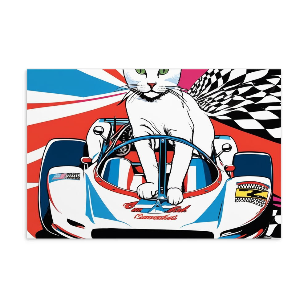 PugMug Custom White Companion Cat Postcard