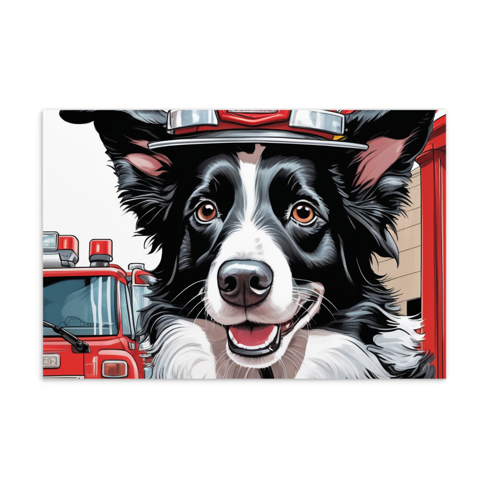 PugMug Custom Border Collie Postcard