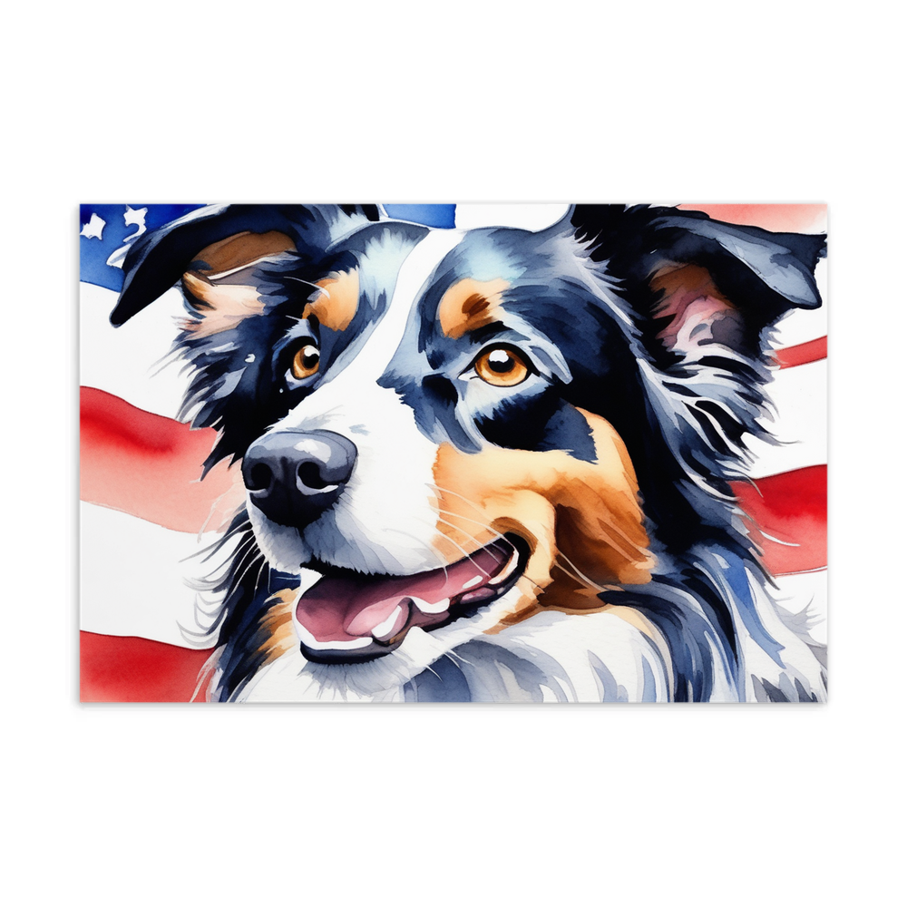 PugMug Custom Border Collie Postcard