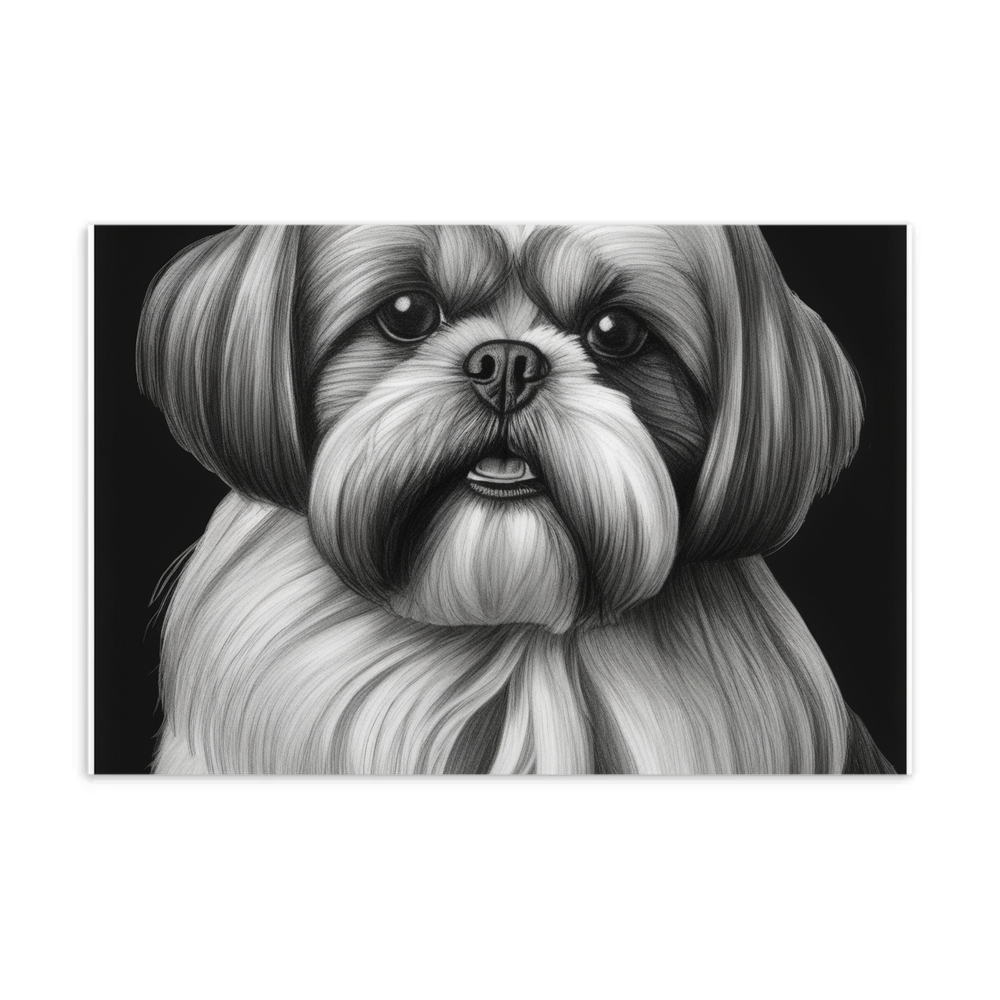 PugMug Custom Shih Tzu Postcard