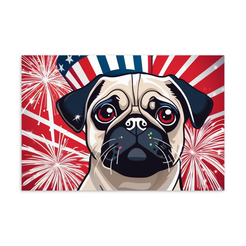 PugMug Custom Pet Postcard