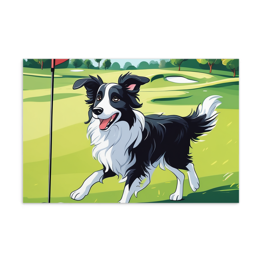 PugMug Custom Border Collie Postcard