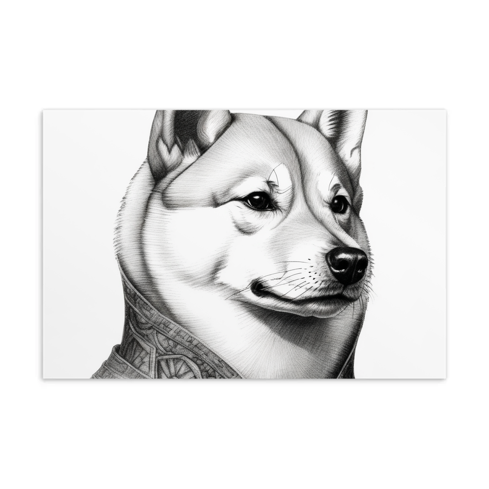 PugMug Custom Shiba Inu Postcard