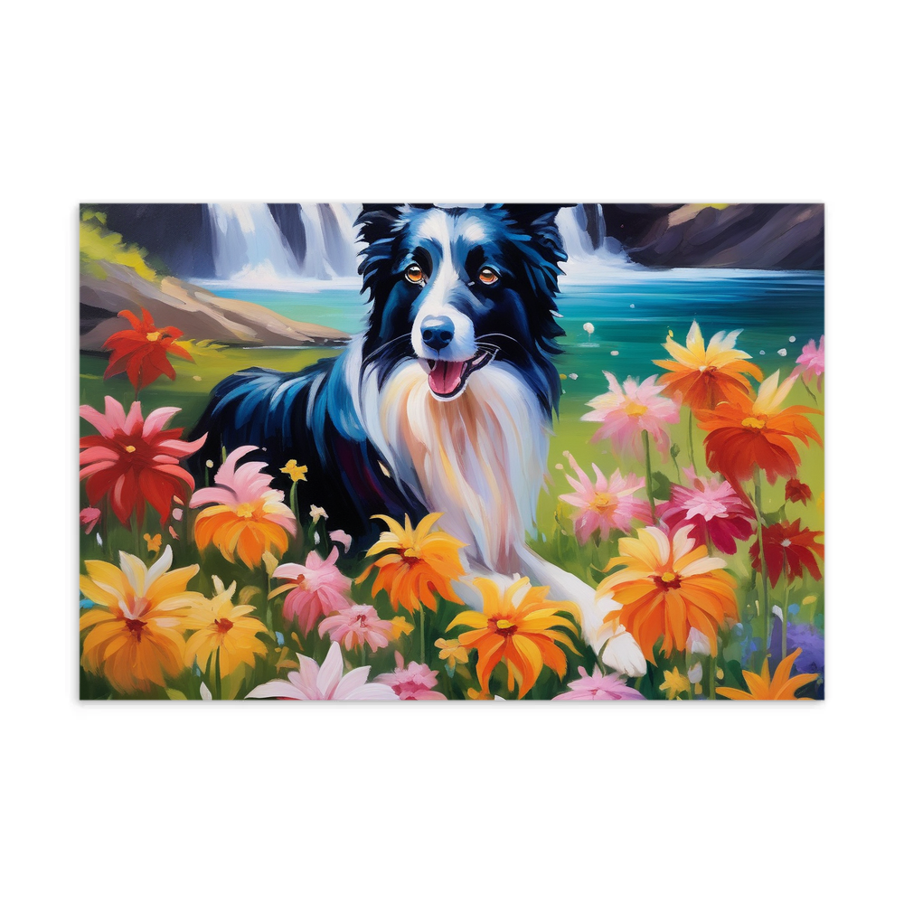 PugMug Custom Border Collie Postcard