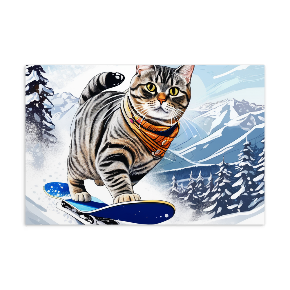 PugMug Custom Tabby British Shorthair Cat Postcard