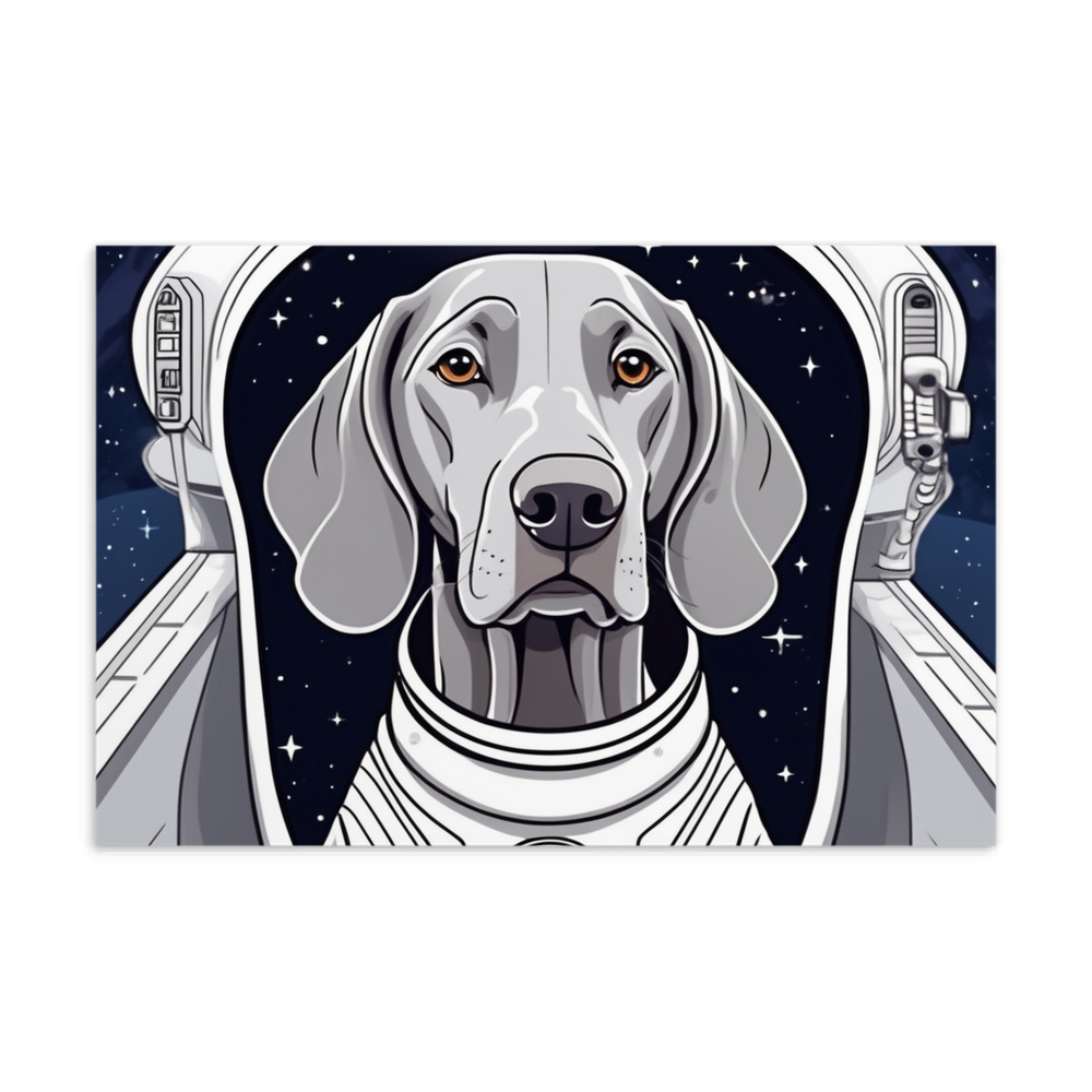 PugMug Custom Weimaraner Postcard