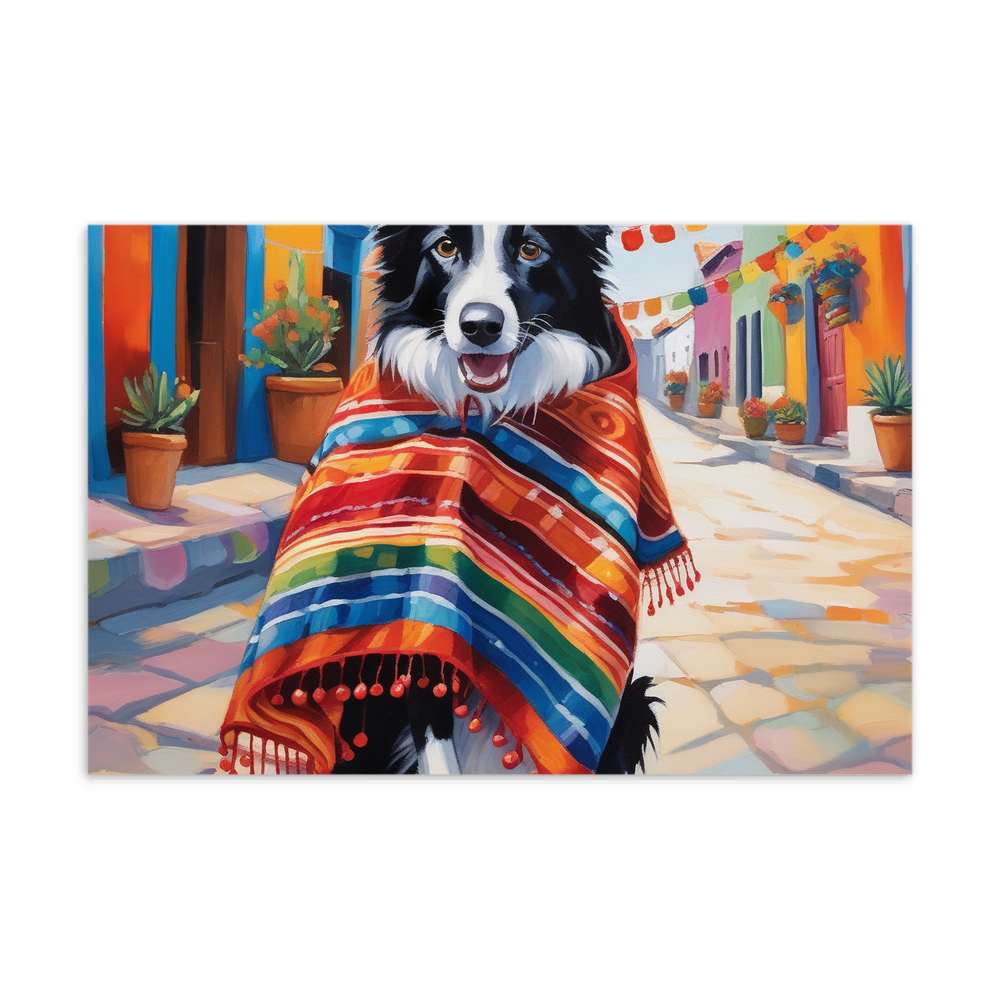 PugMug Custom Border Collie Postcard