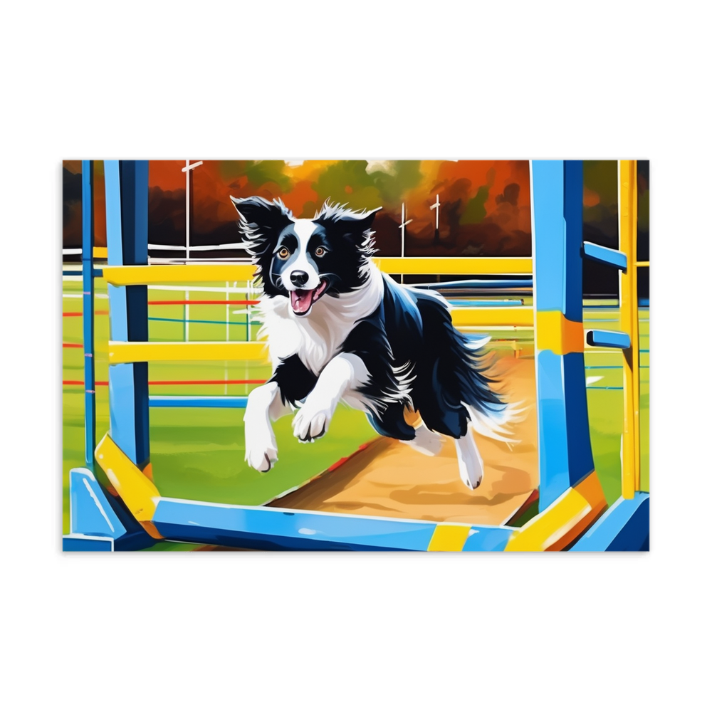 PugMug Custom Border Collie Postcard