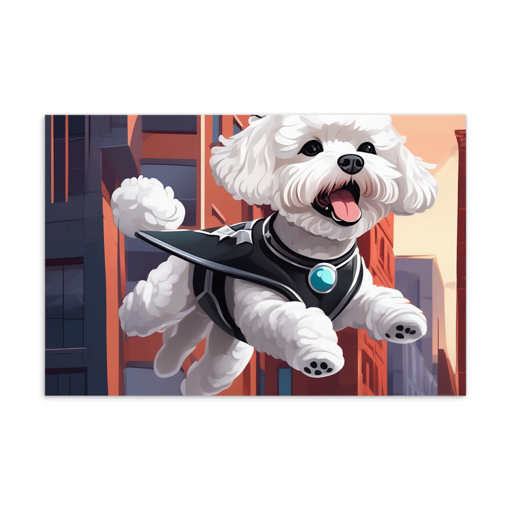 PugMug Custom Bichons Frise Postcard
