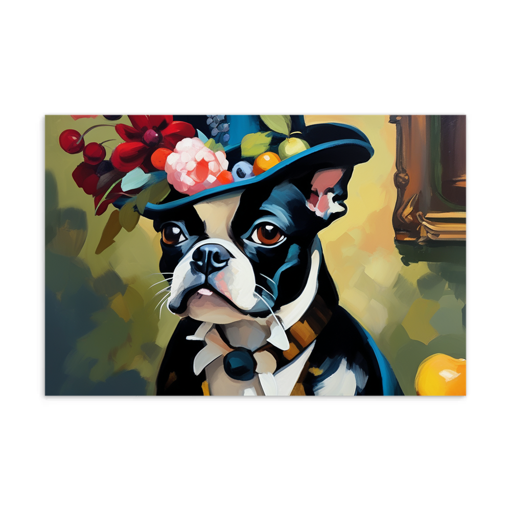 PugMug Custom Boston Terrier Postcard