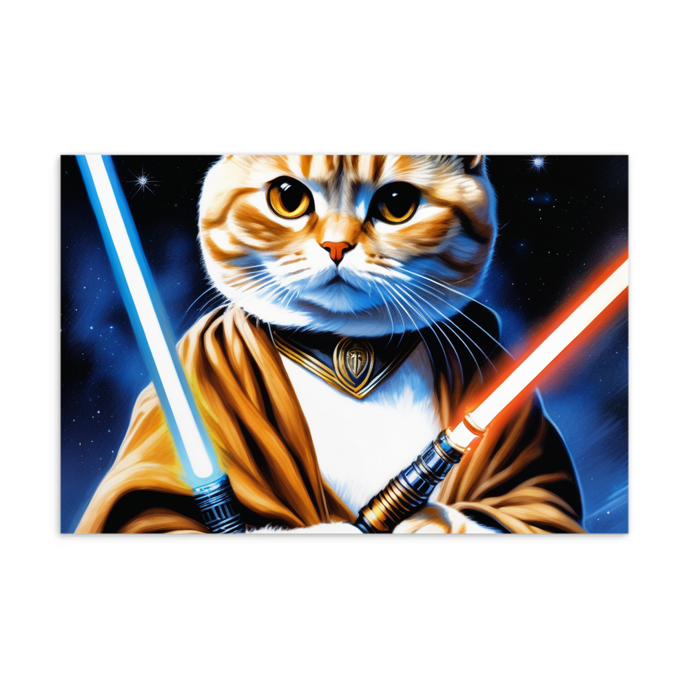 PugMug Custom Tabby Scottish Fold Cat Postcard