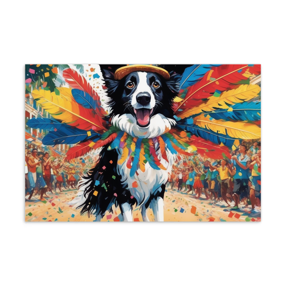 PugMug Custom Border Collie Postcard
