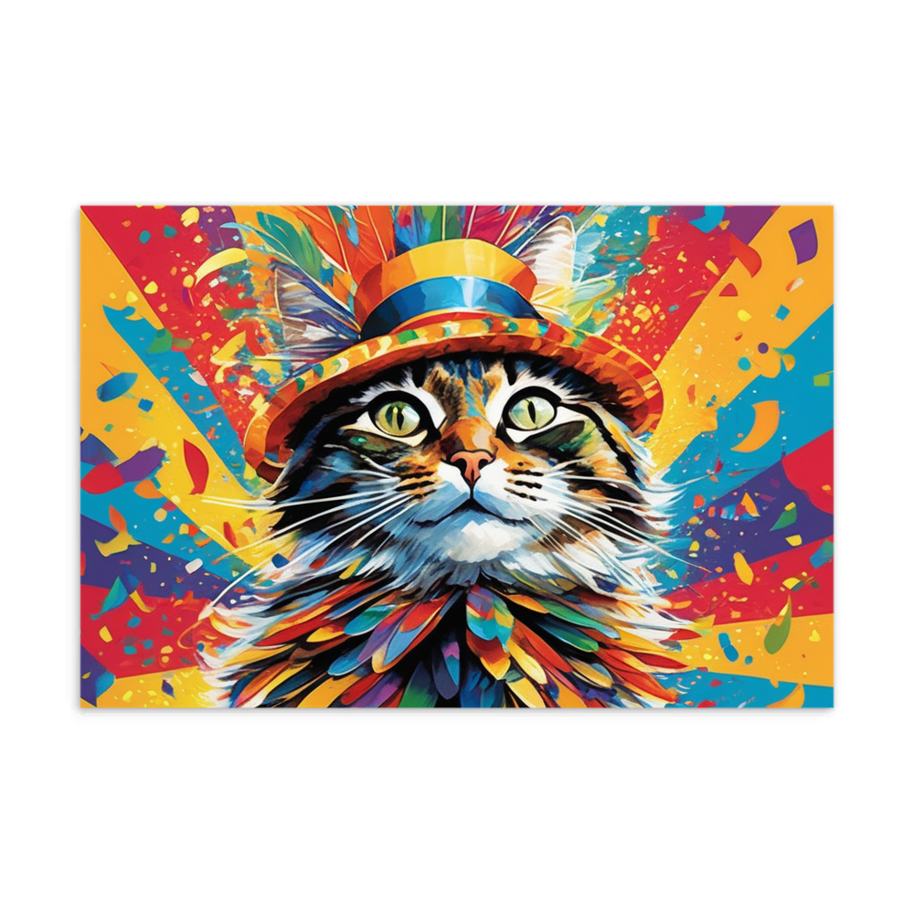 PugMug Custom Tabby Companion Cat Postcard