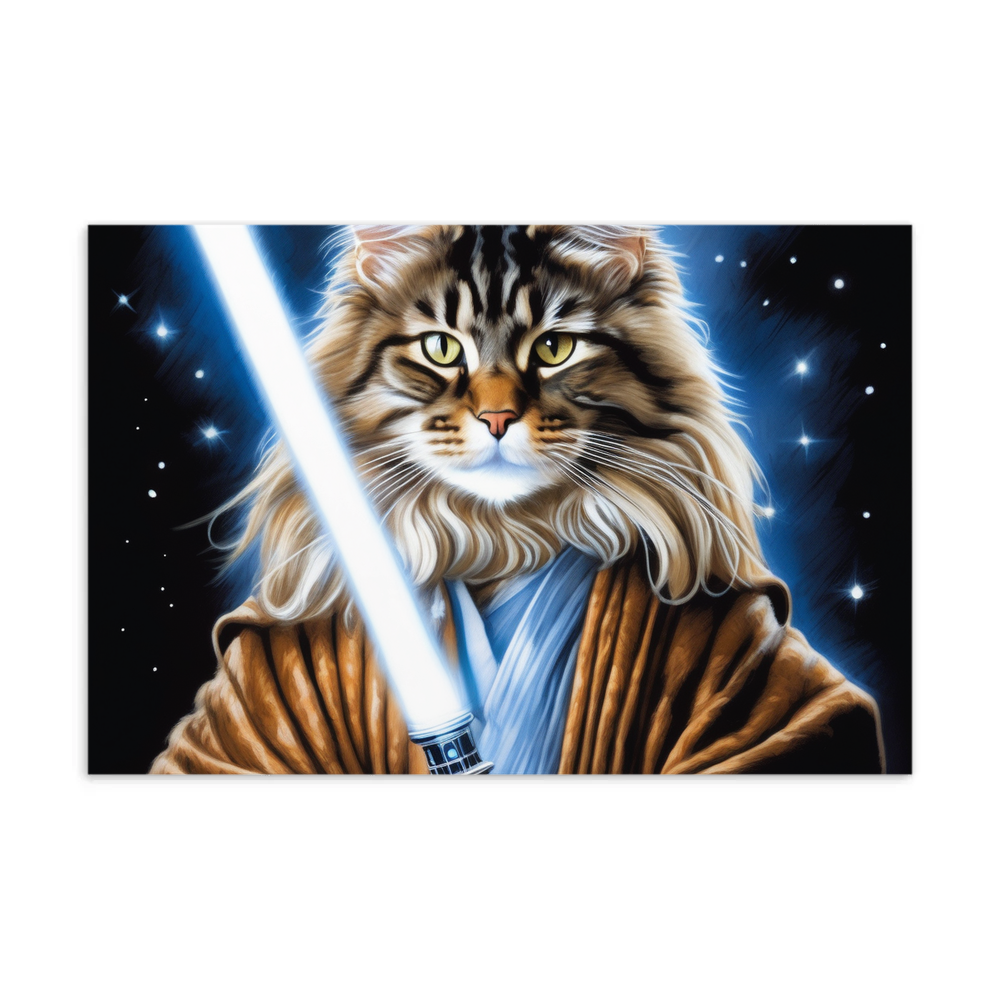 PugMug Custom Tabby Maine Coon Cat Postcard