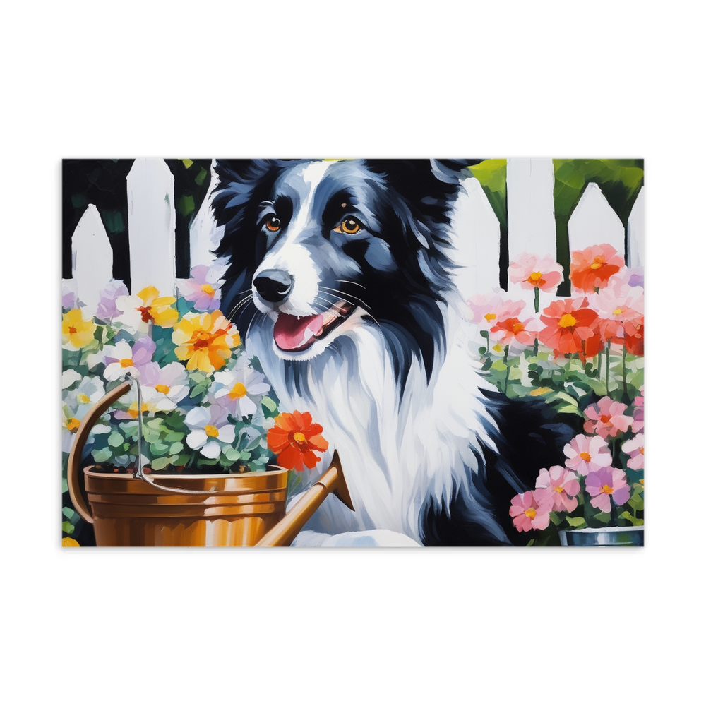 PugMug Custom Border Collie Postcard