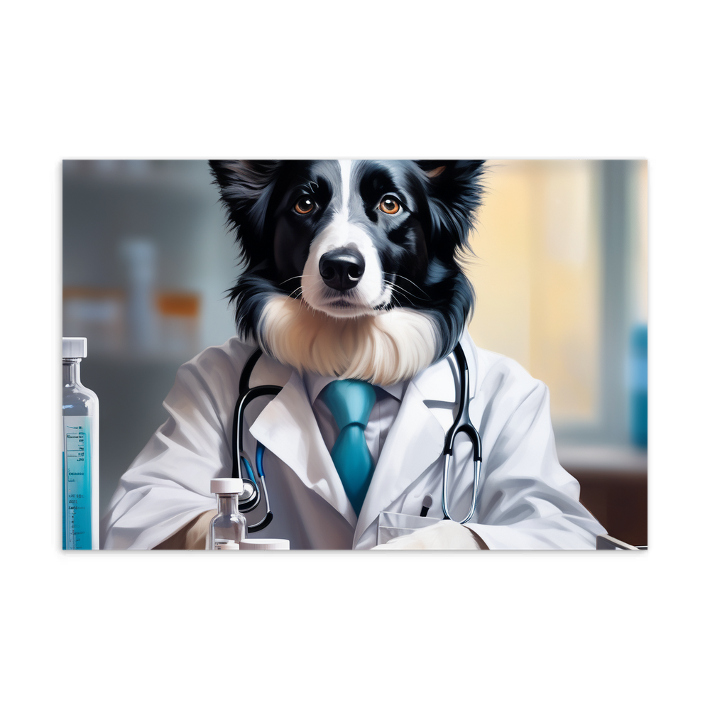 PugMug Custom Border Collie Postcard