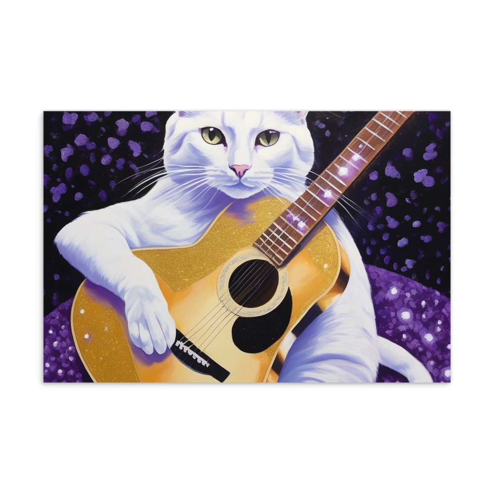 PugMug Custom White Companion Cat Postcard