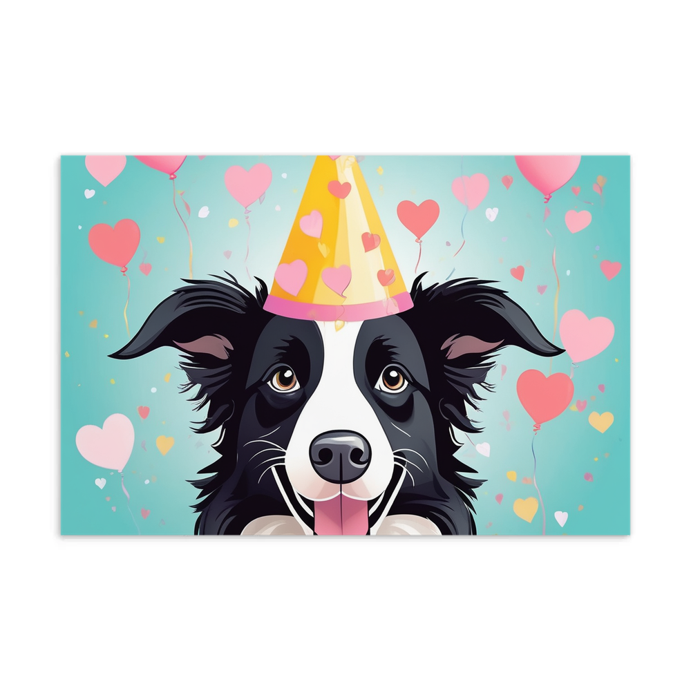 PugMug Custom Border Collie Postcard